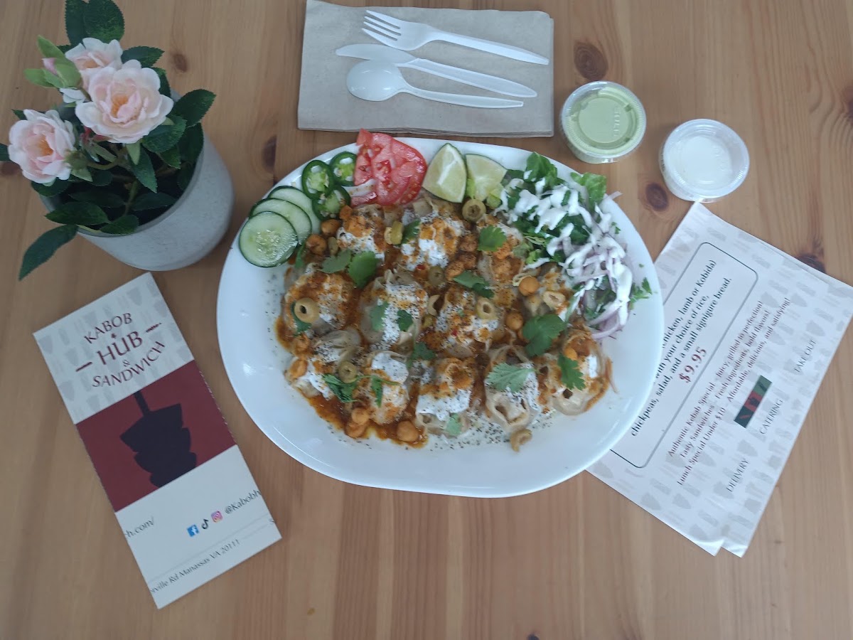 Kabob Hub & Sandwich (Under New Management) menu board