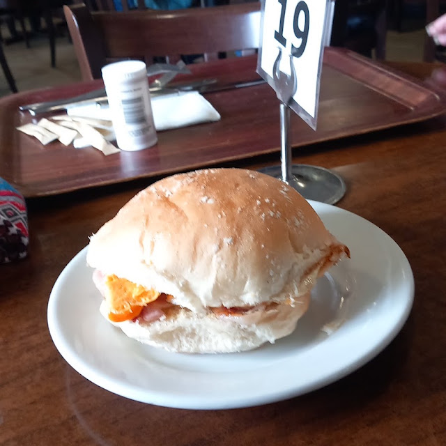 Egg and Bacon Roll