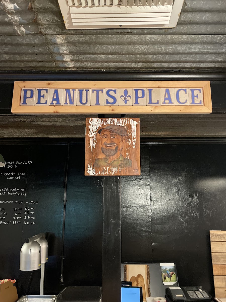 Peanut’s Smokehouse & Specialty Meats menu board