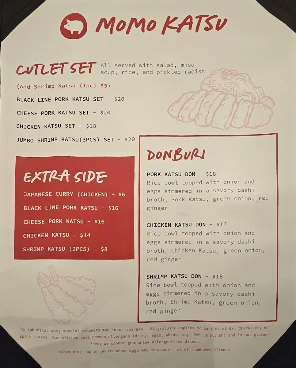 Chaya Fukumi Hakata Style Ramen & Tapas menu board