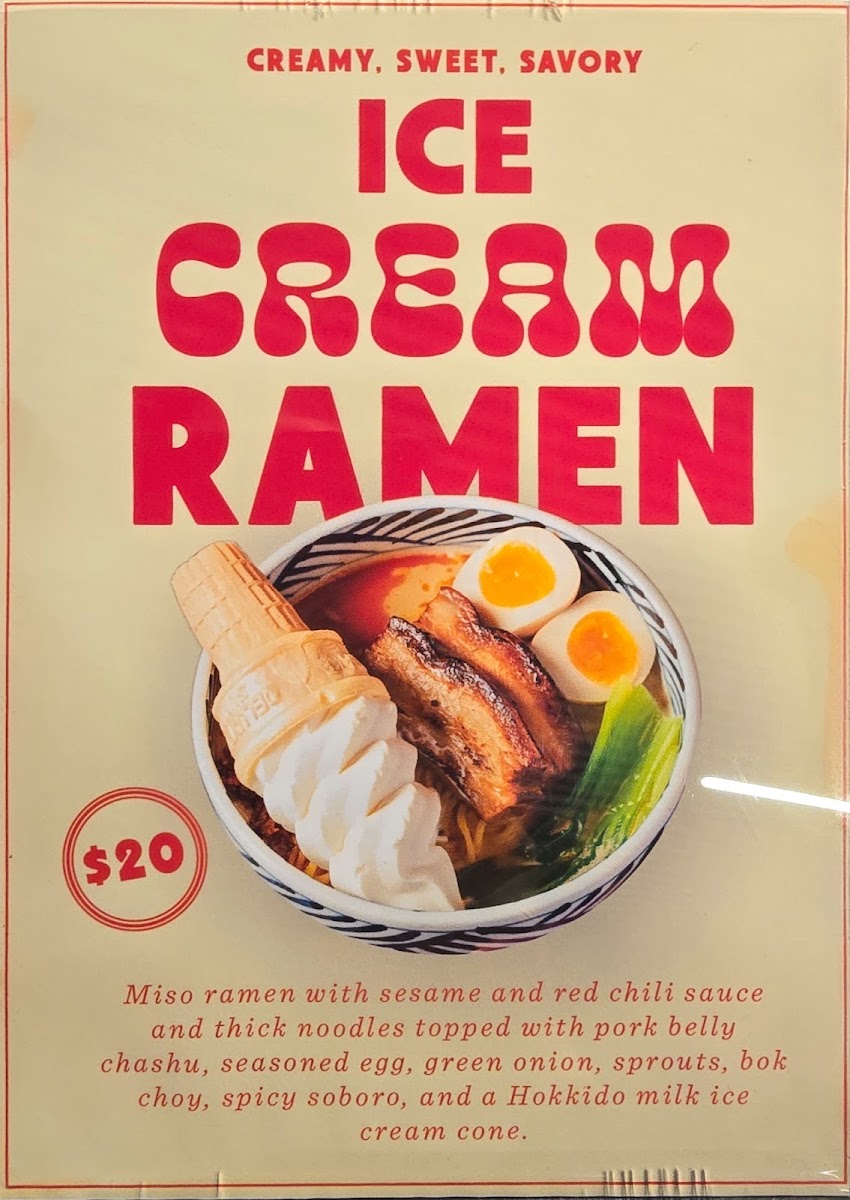 Chaya Fukumi Hakata Style Ramen & Tapas menu board