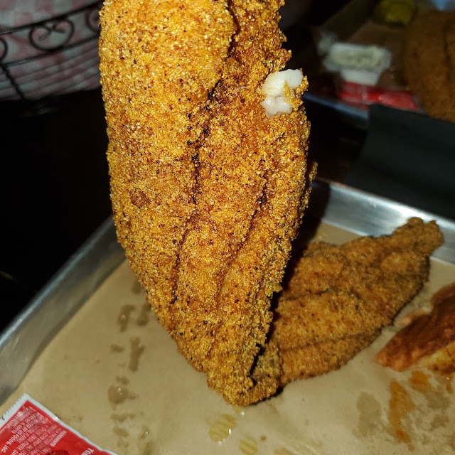 Fried Catfish Basket with Steak Fries