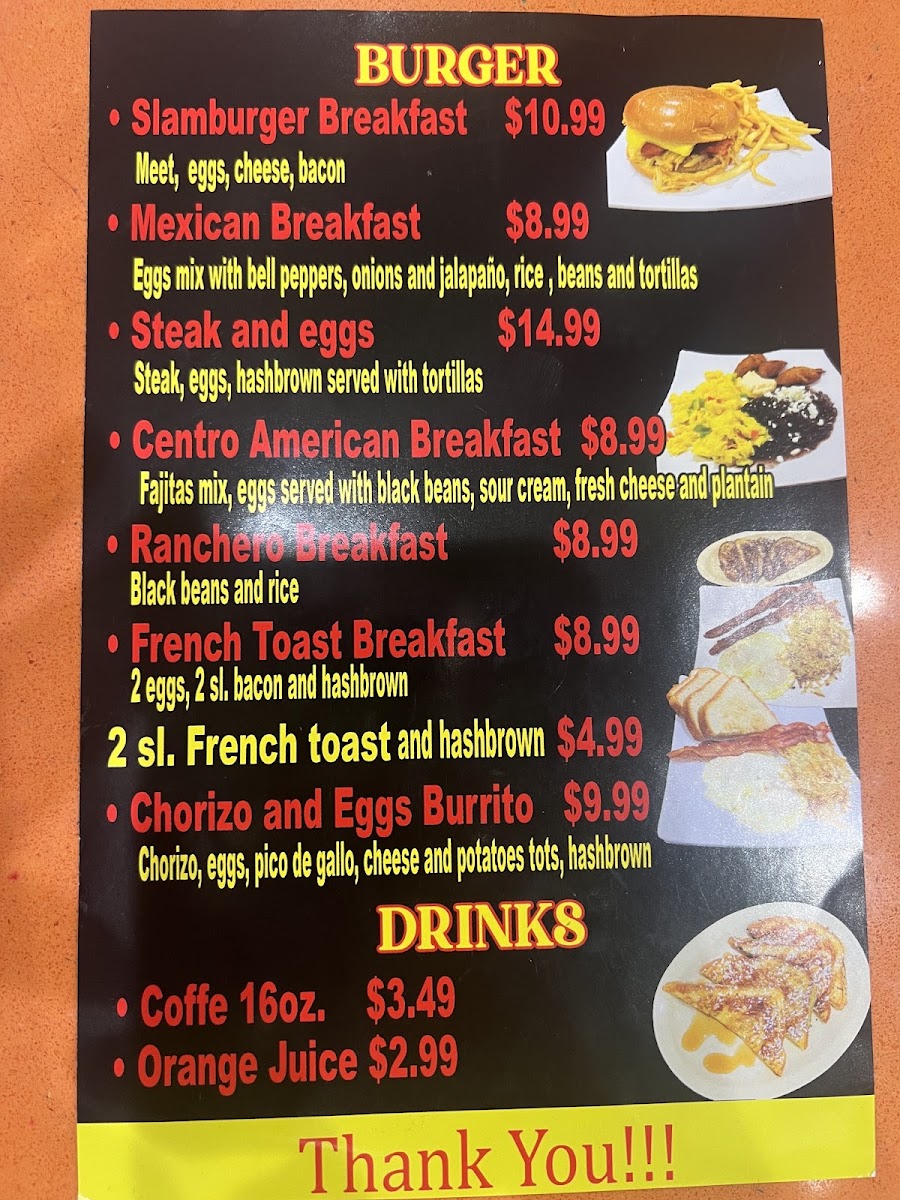 Ay Papa Que Rico - North Hollywood, CA menu board
