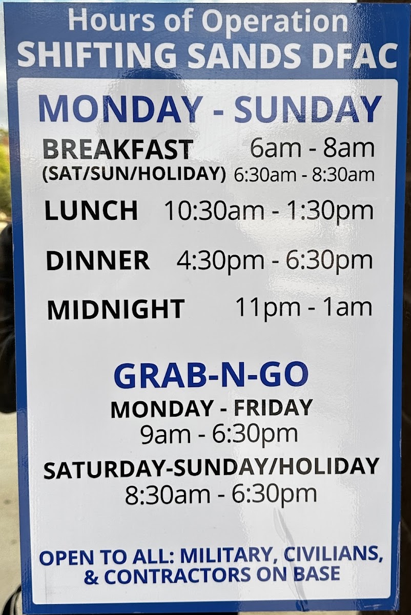 Shifting Sands Dining Facility
