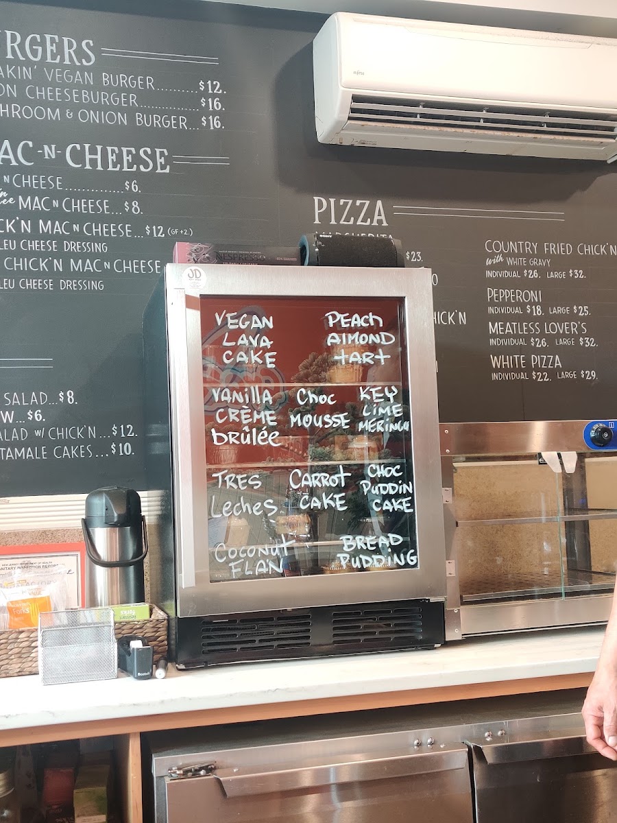 Juan Dulce Desserts LLC menu board