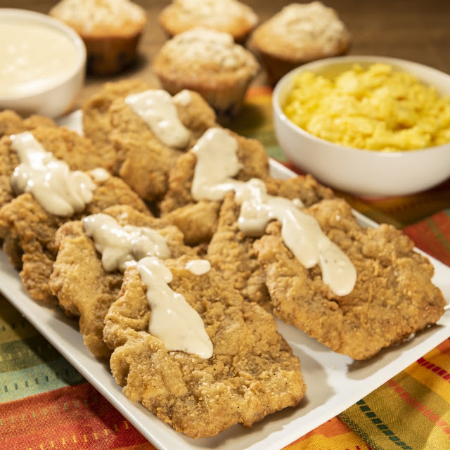 1 2 lb Chicken Fried Steak Platter