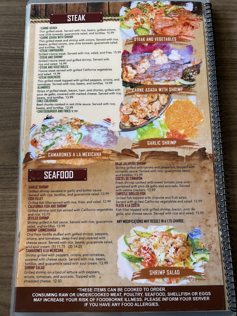 Mi Pueblito | Mexican Restaurant menu board