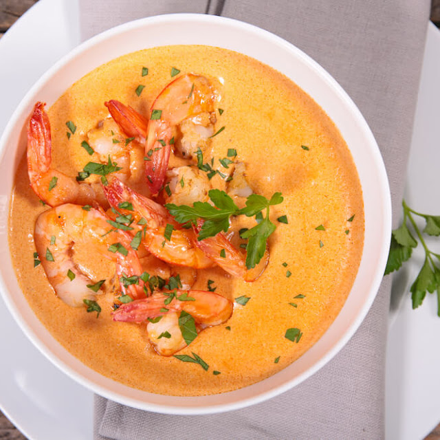 Large Shrimp Soup