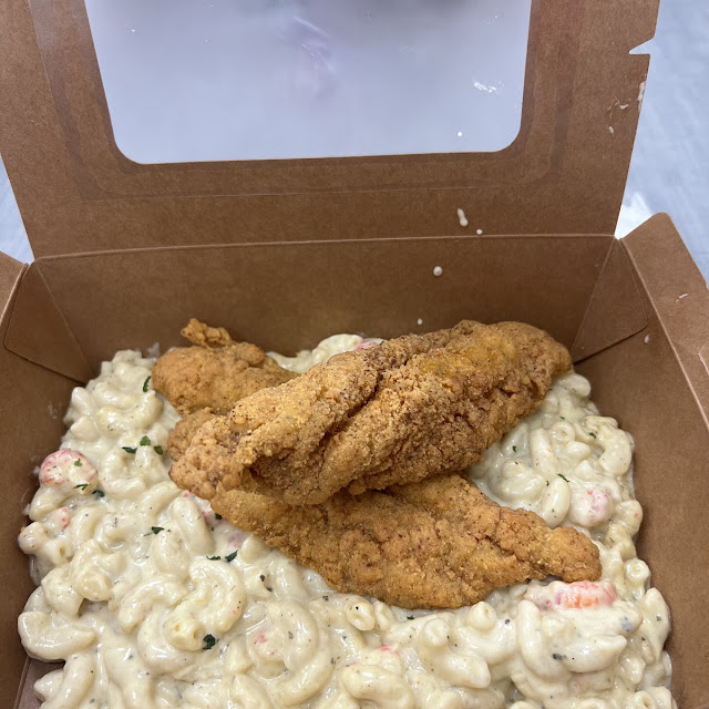 Crawfish Mac & Fish