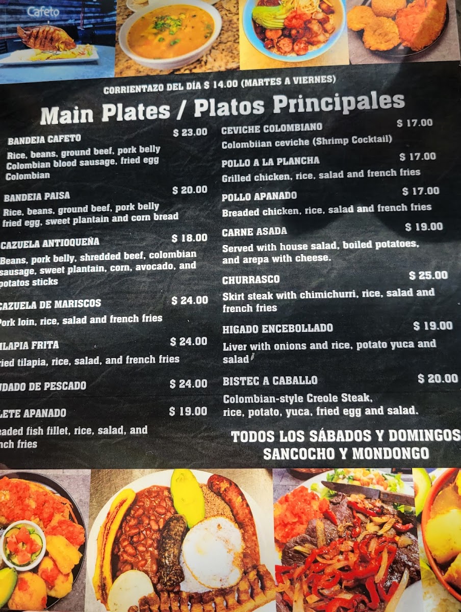 Cafeto menu board