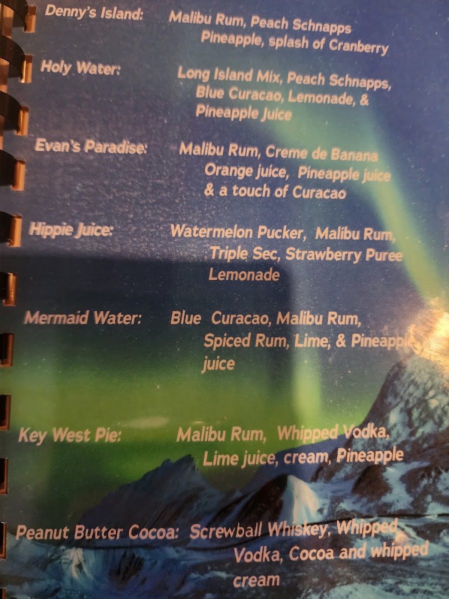 Denny's Restaurant menu board
