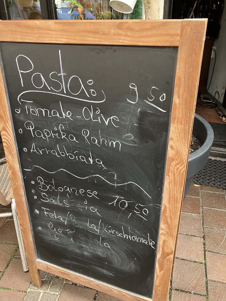 Cafe Bistro Villa Rosa - Landsberg am Lech menu board