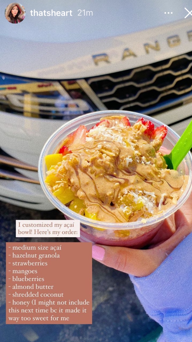 Earth Bowl Superfoods menu board