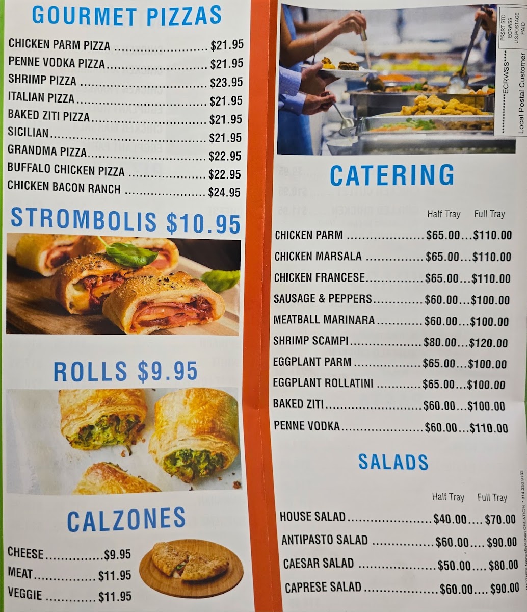 AL'S PIZZA menu board