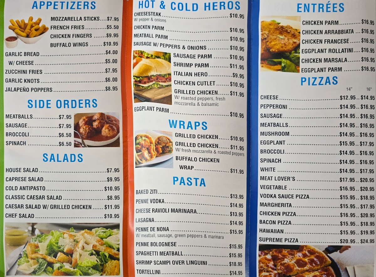 AL'S PIZZA menu board
