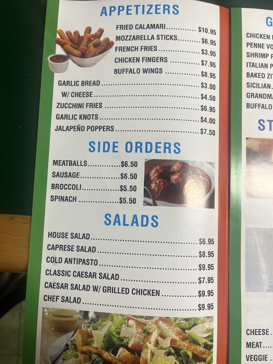 AL'S PIZZA menu board