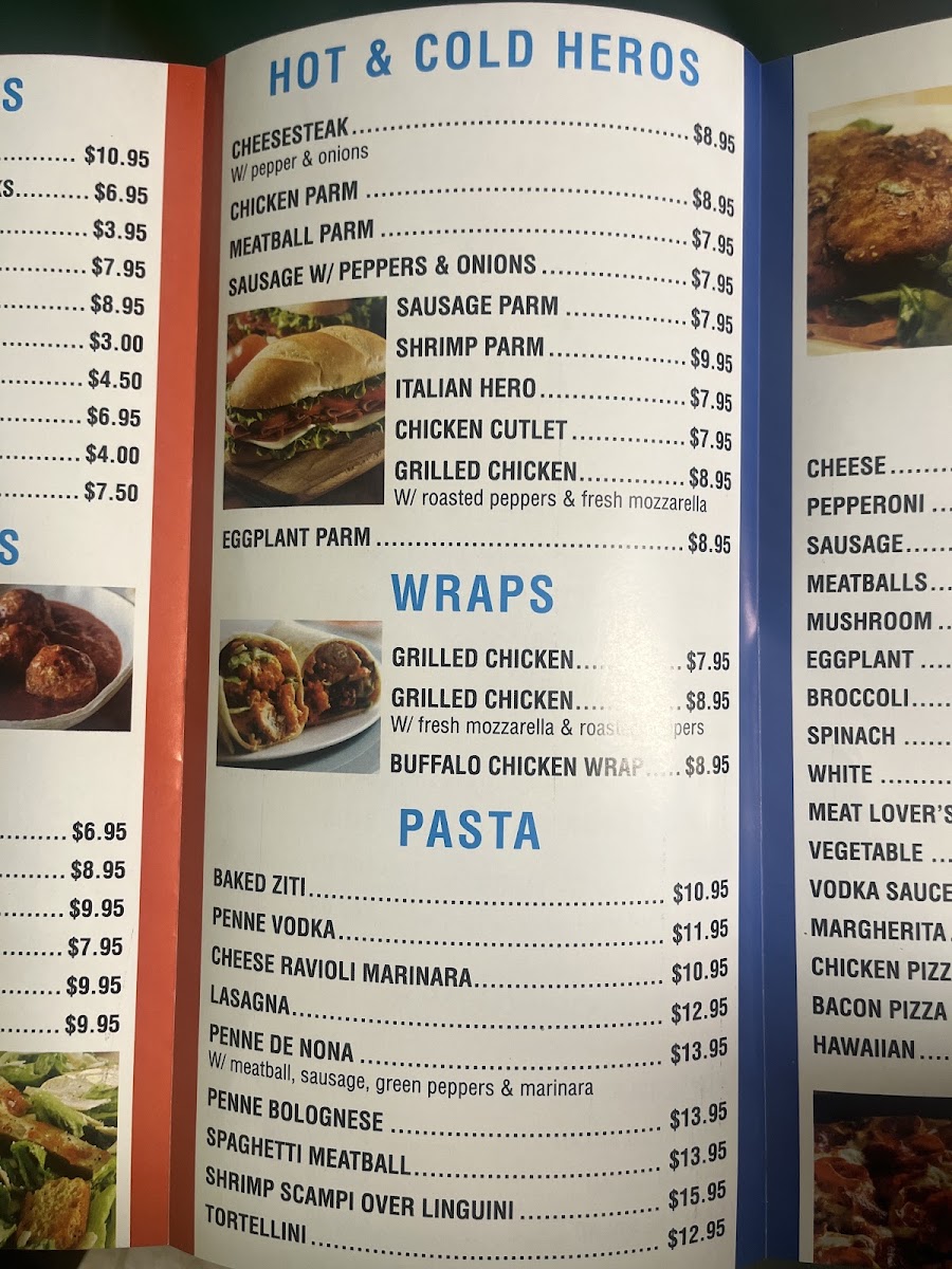 AL'S PIZZA menu board