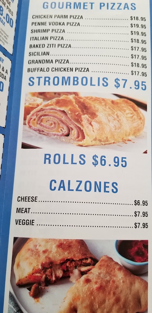 AL'S PIZZA menu board