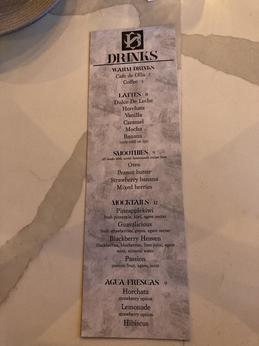 Blackstone Kitchen menu board