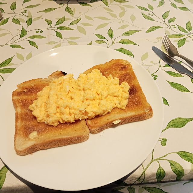 Scrambled Eggs on Toast