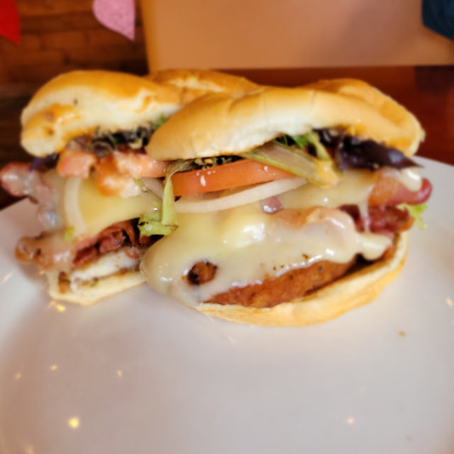 Mushroom Swiss Burger