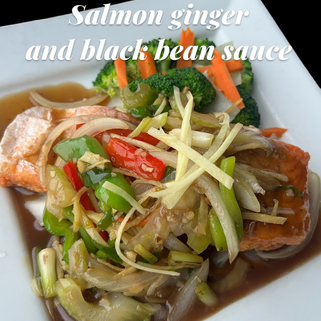 Salmon Ginger and Black Bean Sauce