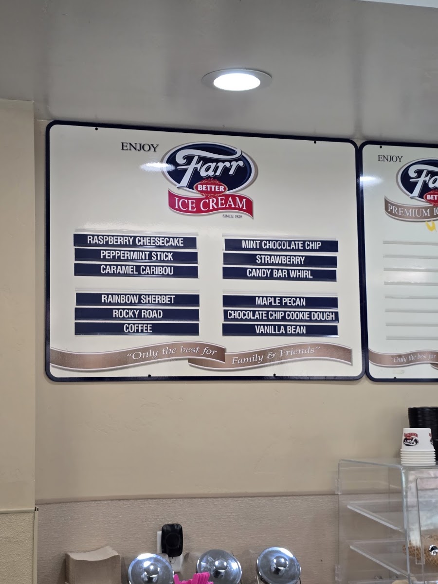 Slice of Zion menu board