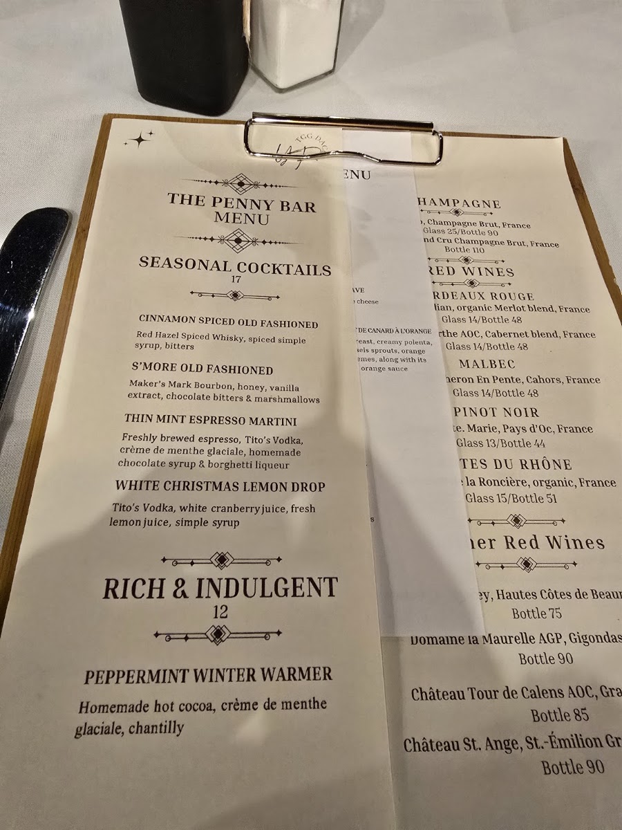 The Galloping Galette Dacula - TGG Dacula menu board