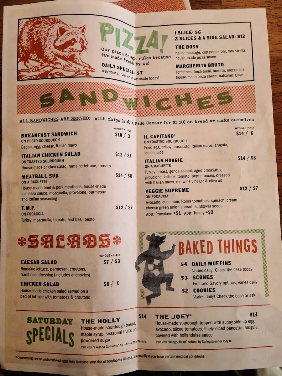 Bruto menu board