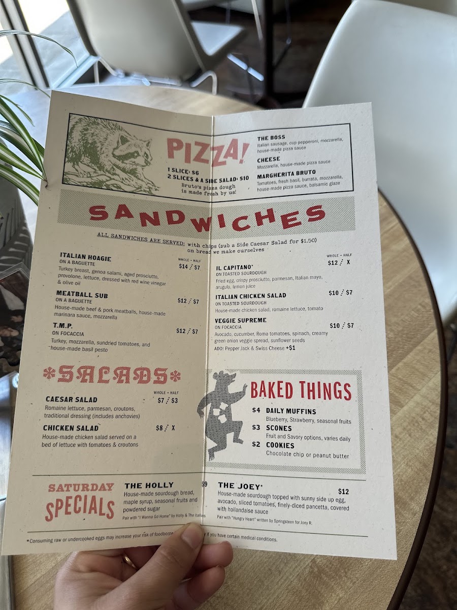 Bruto menu board