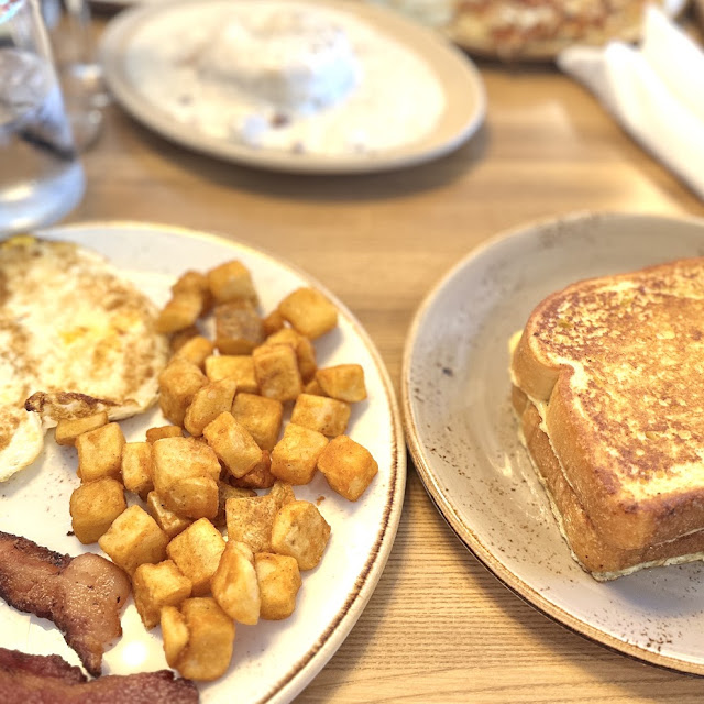 Breakfast Platter with Pancakes Side