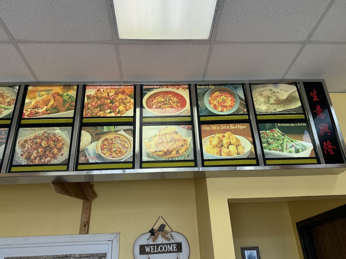 Little Chili menu board