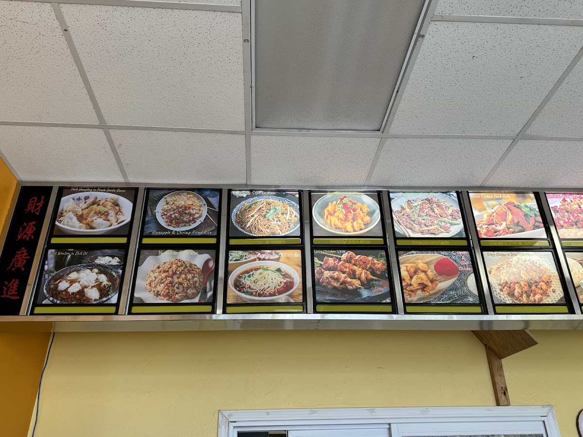 Little Chili menu board
