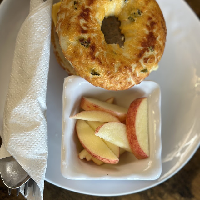 Pickle Bacon Bagel