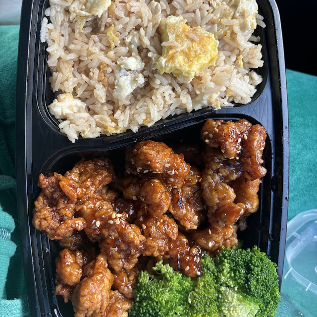 Sesame Chicken with Rice