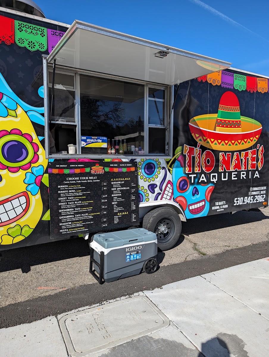 Tio Nate’s Taquería | Mexican menu board
