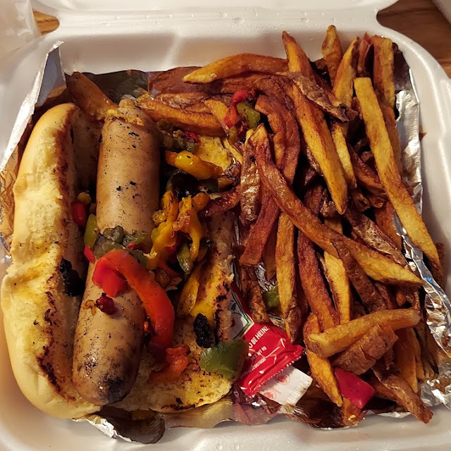 Italian Sausage with Grilled Onions & Peppers
