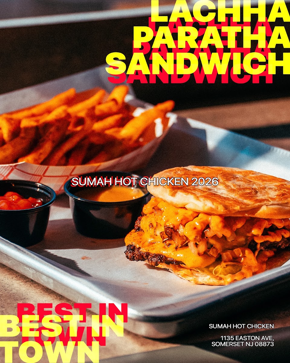 Sumah Hot Chicken menu board