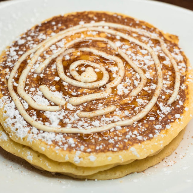 Cinnamon Roll Pancakes