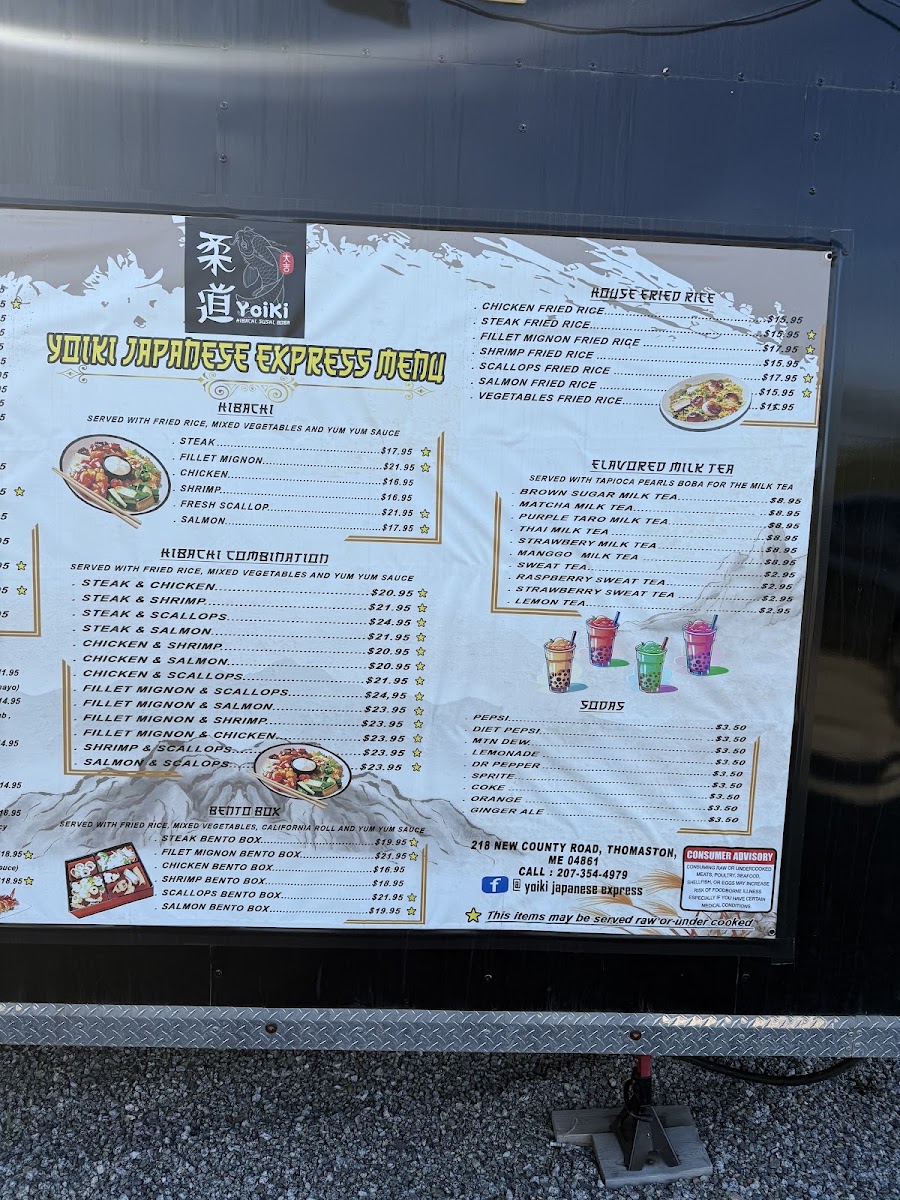 YOIKI Japanese express menu board