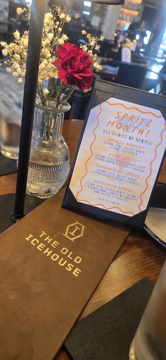 The Old Icehouse menu board