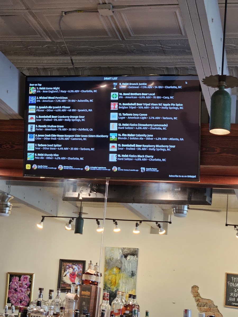 Buttermilk Biscuit Bar menu board