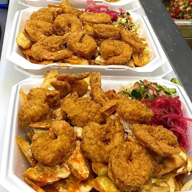 Camarones Con Papas Shrimp with Fries