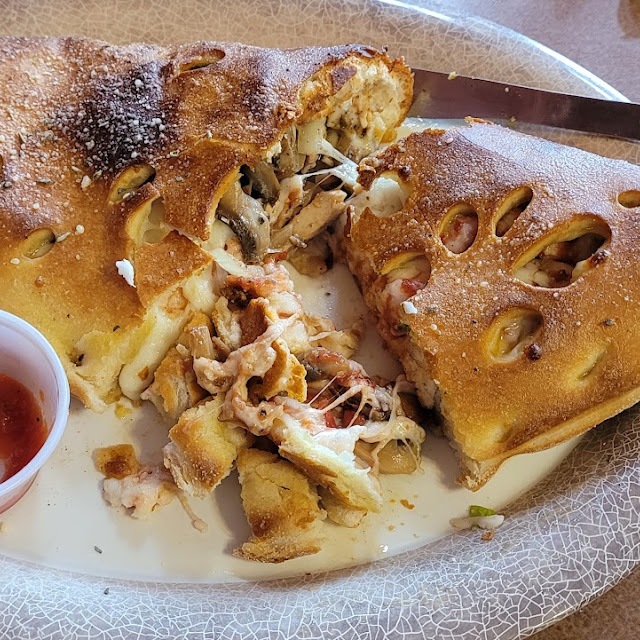 Grilled Chicken Stromboli