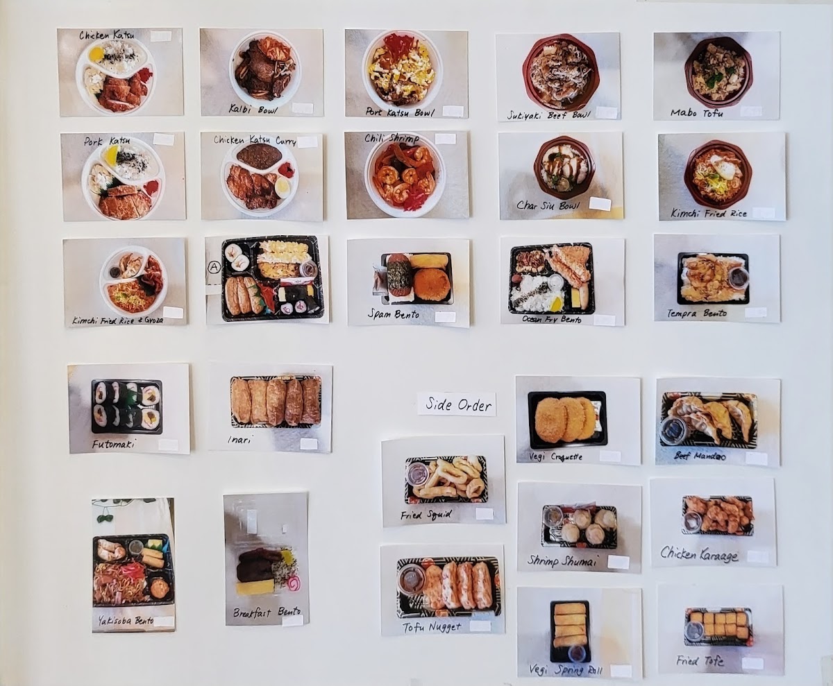 Shiggys menu board