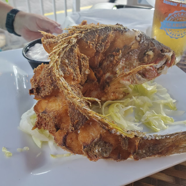 Whole Fried Yellowtail