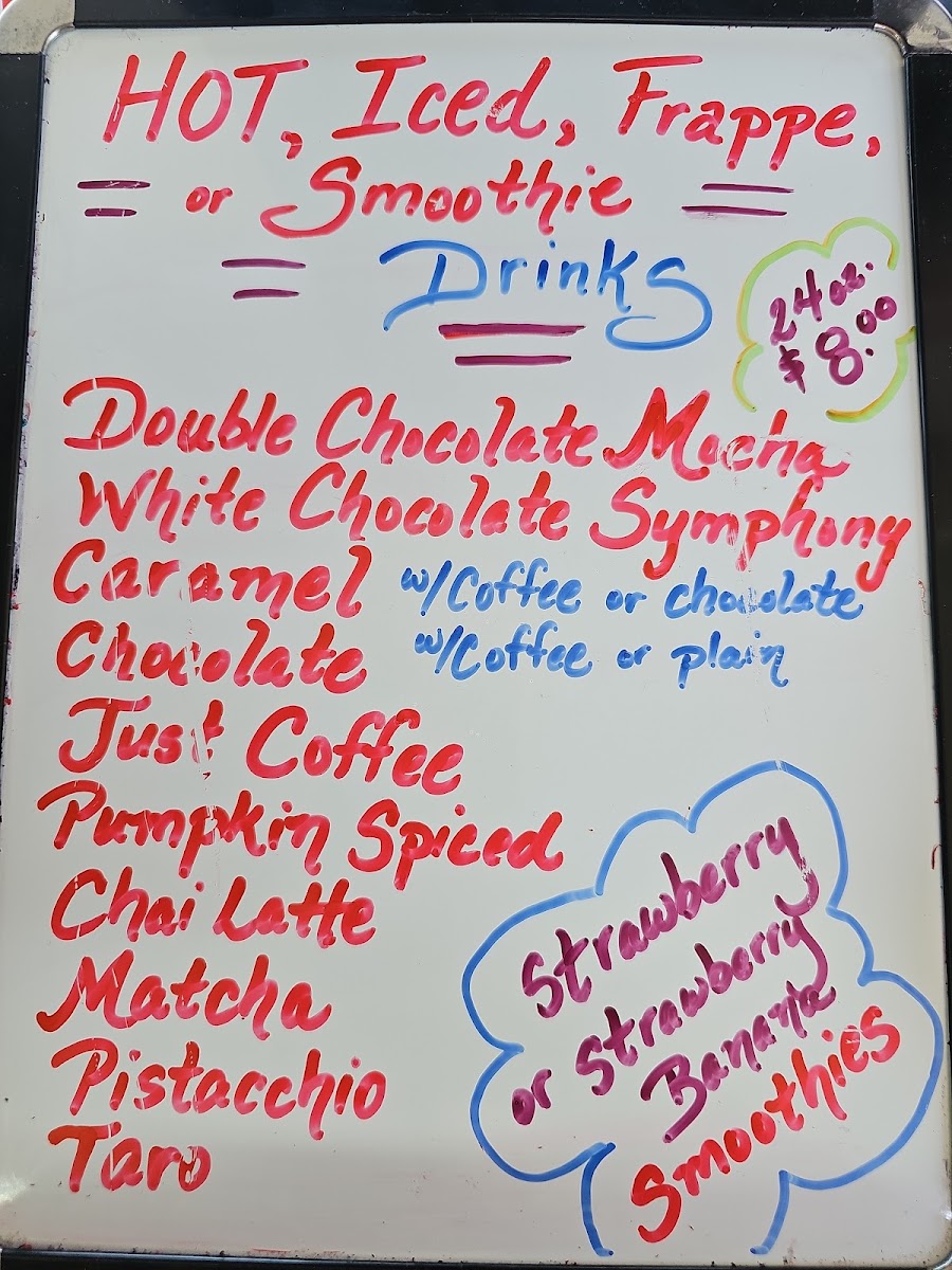 Cocina Xochitl menu board