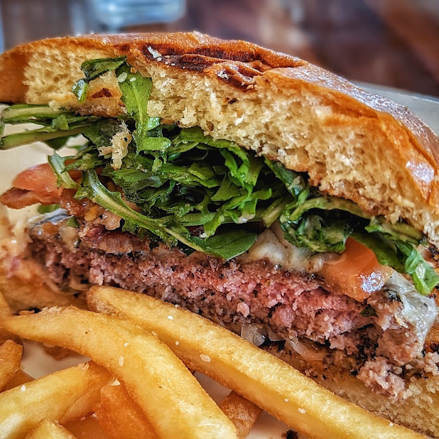Cheese Burger and Fries