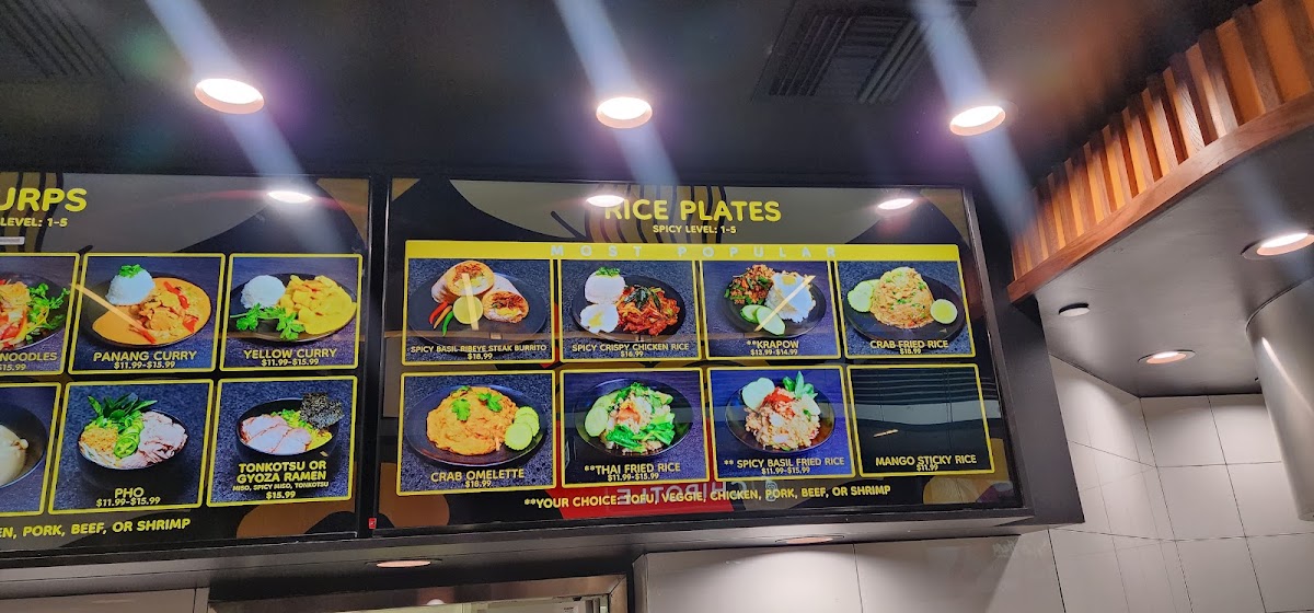 Slurp menu board