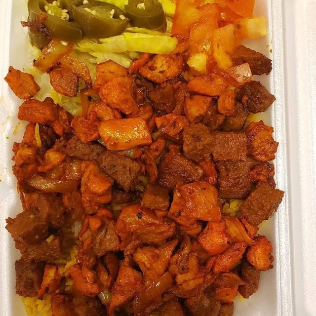 Halal Chicken Gyro Rice